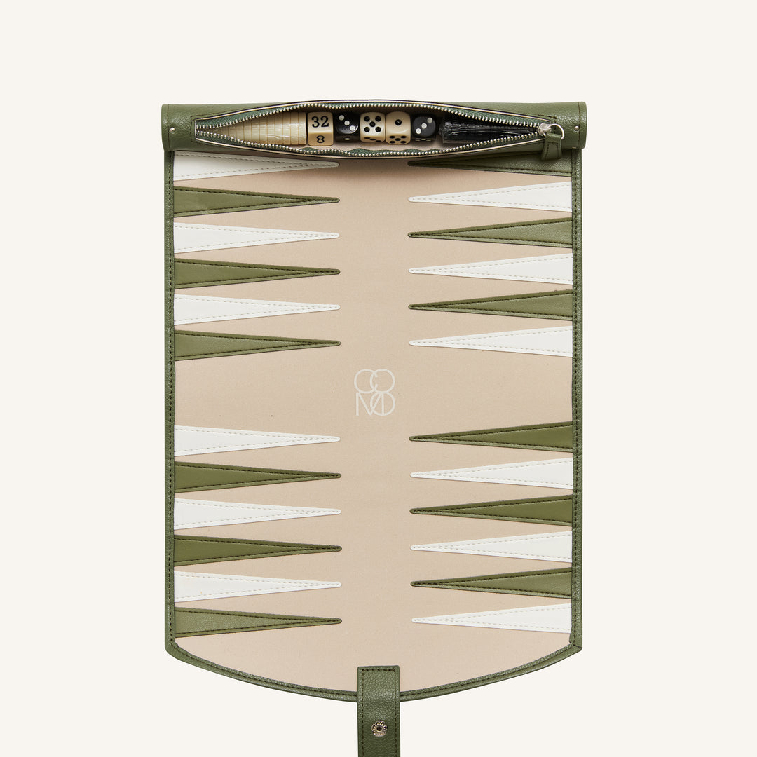 Travel Backgammon & Barware Gift Set