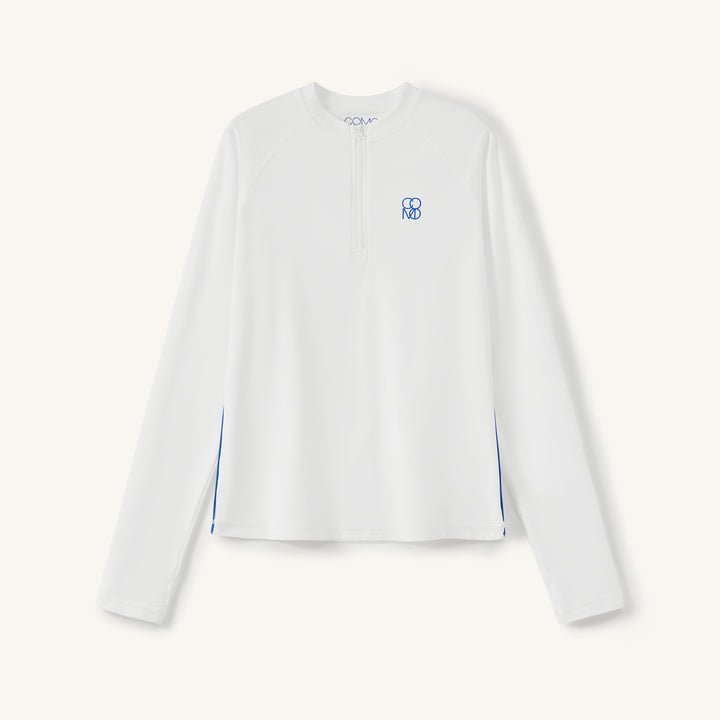 COMO Classic Women's Rashguard in Alabaster