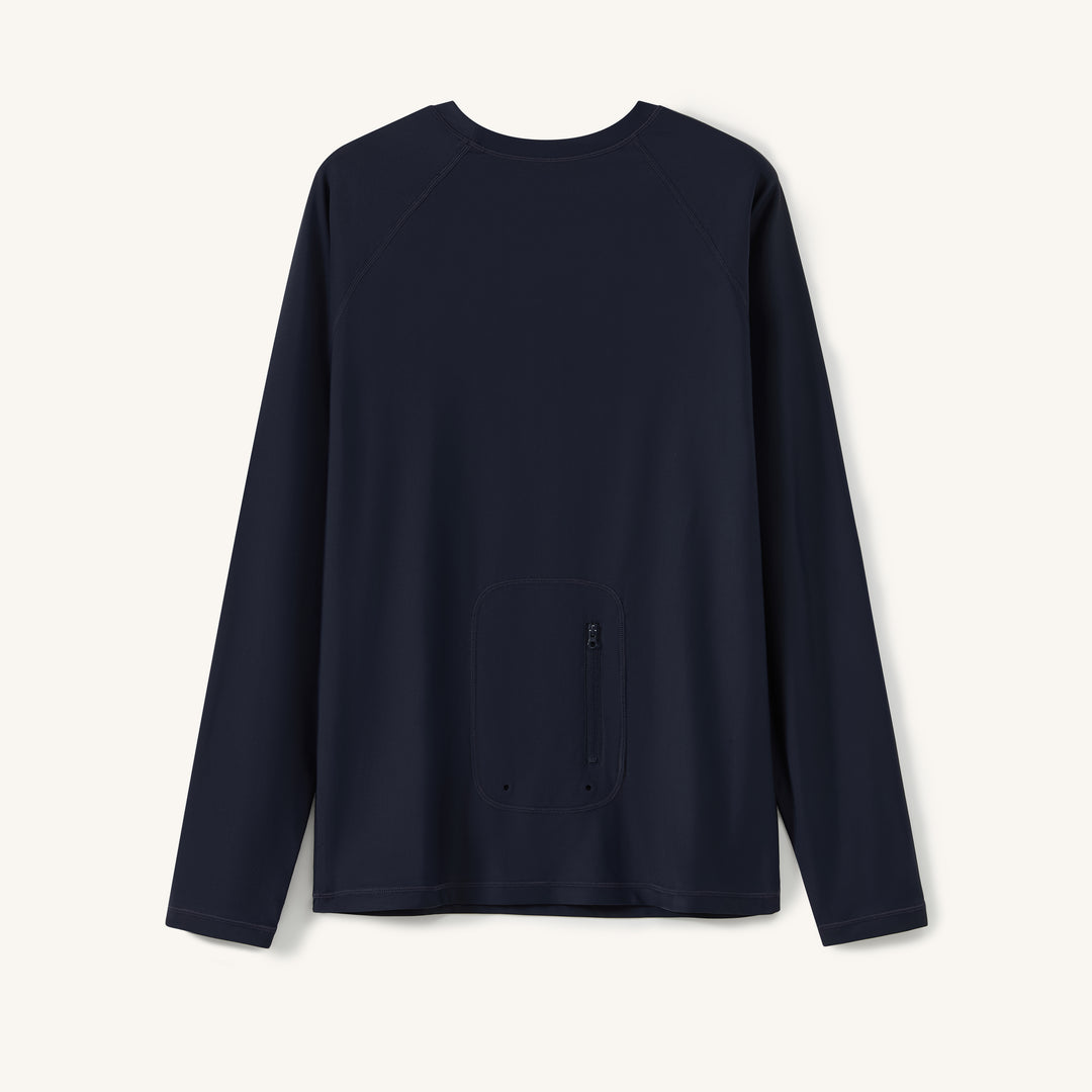 COMO Classic Men's Rashguard in Navy