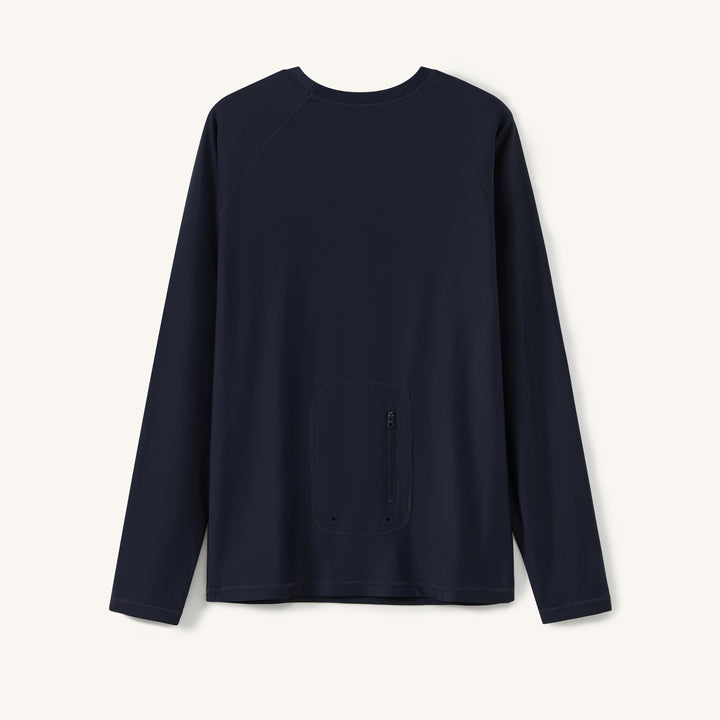 COMO Classic Men's Rashguard in Navy