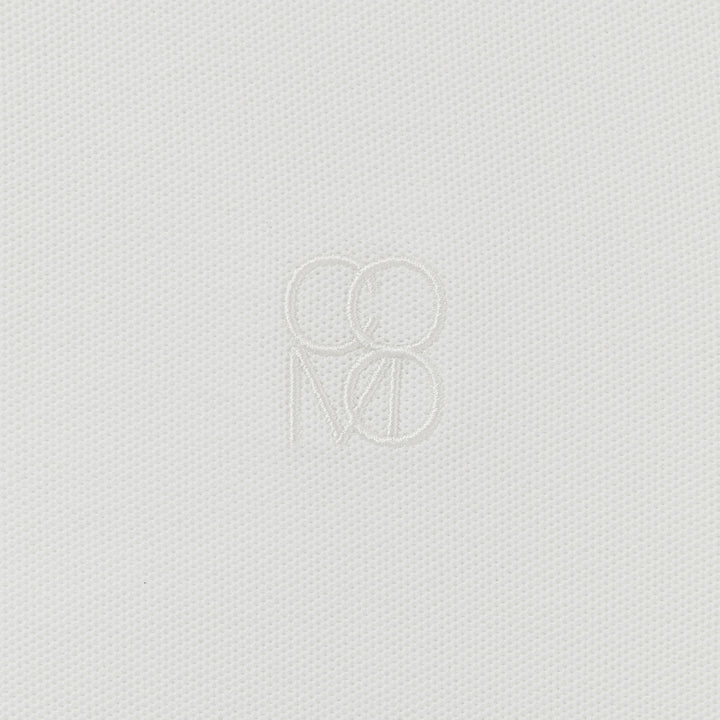 COMO Classic Cotton Piqué Polo in White