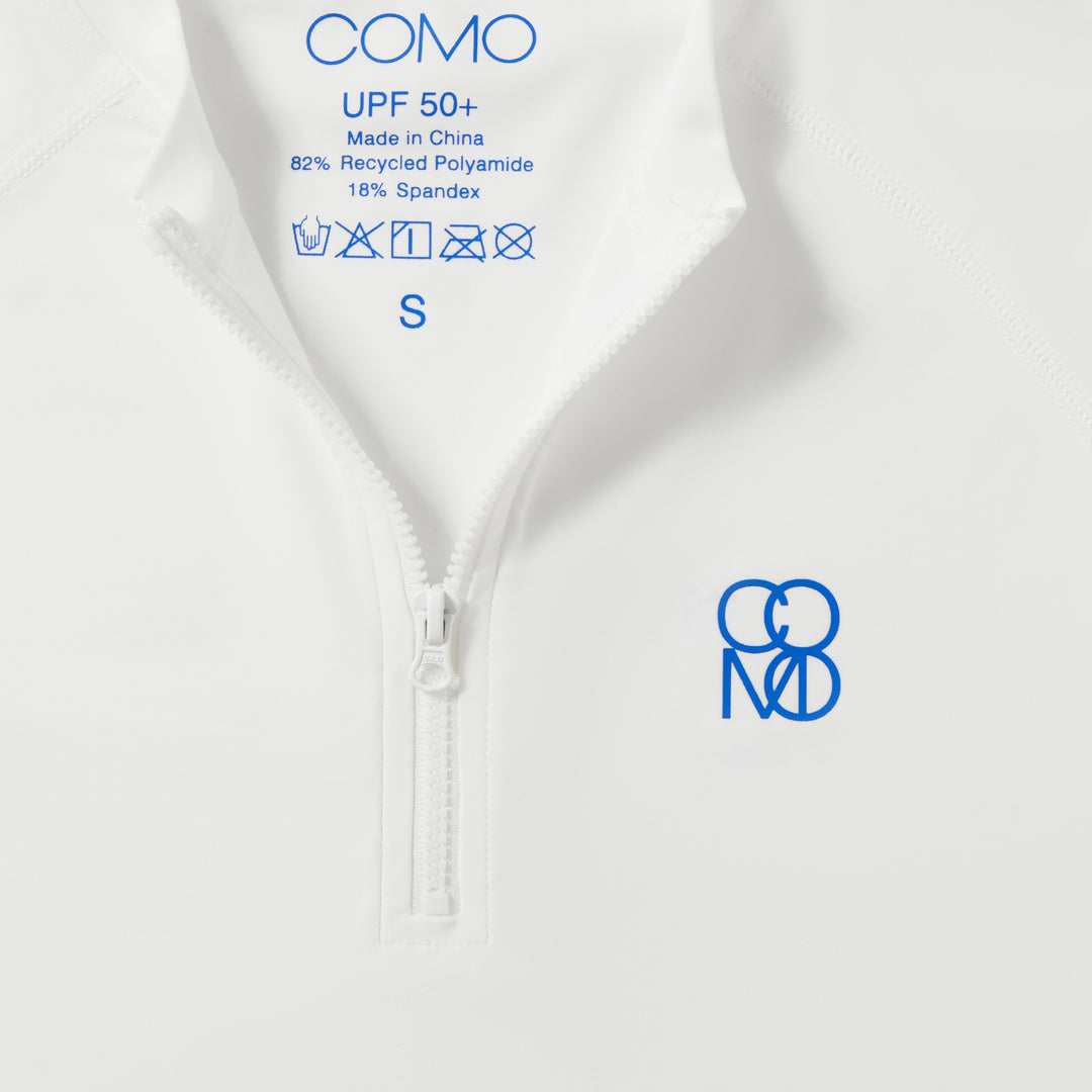 COMO Classic Women's Rashguard in Alabaster