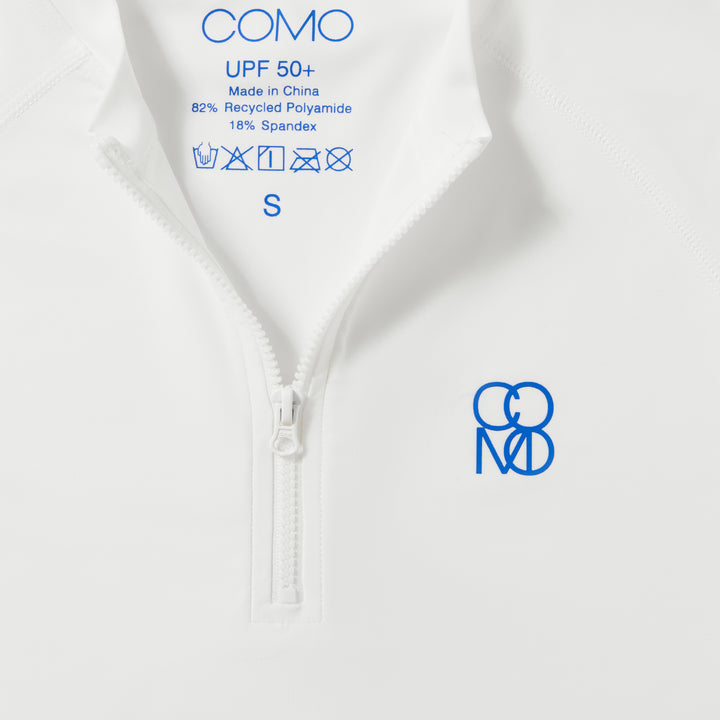 COMO Classic Women's Rashguard in Alabaster