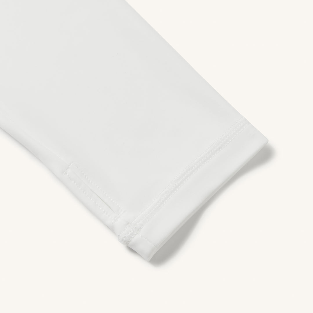 COMO Classic Women's Rashguard in Alabaster