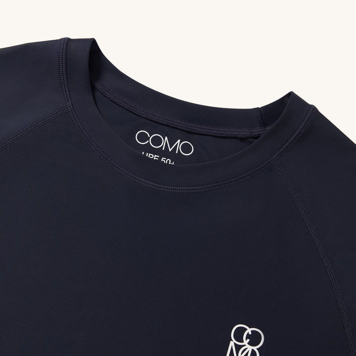 COMO Classic Men's Rashguard in Navy