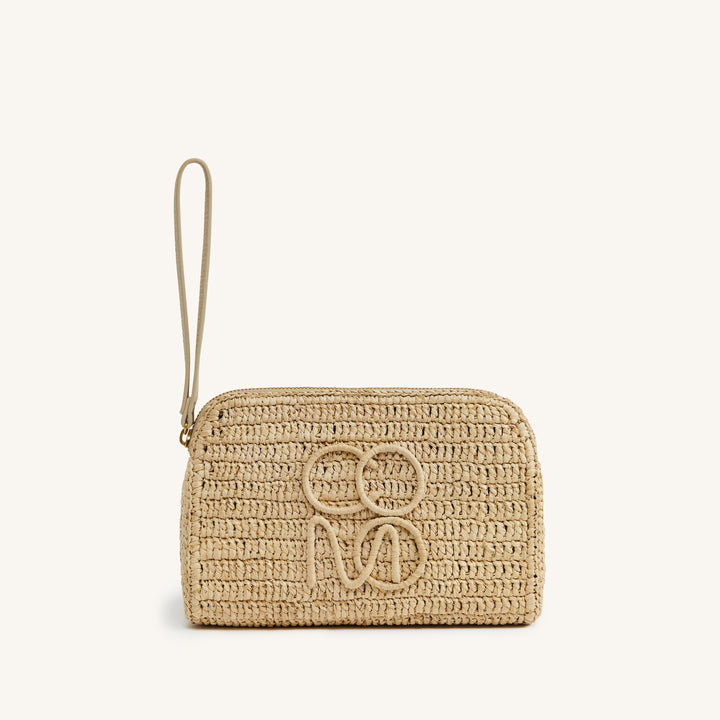 COMO Raffia Pouch