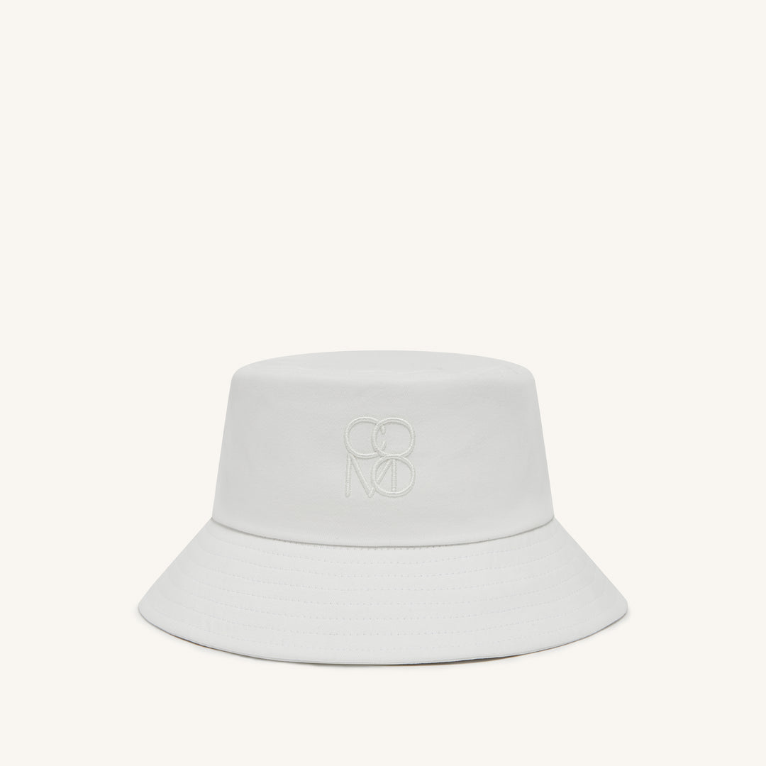 COMO Bucket Hat in Alabaster