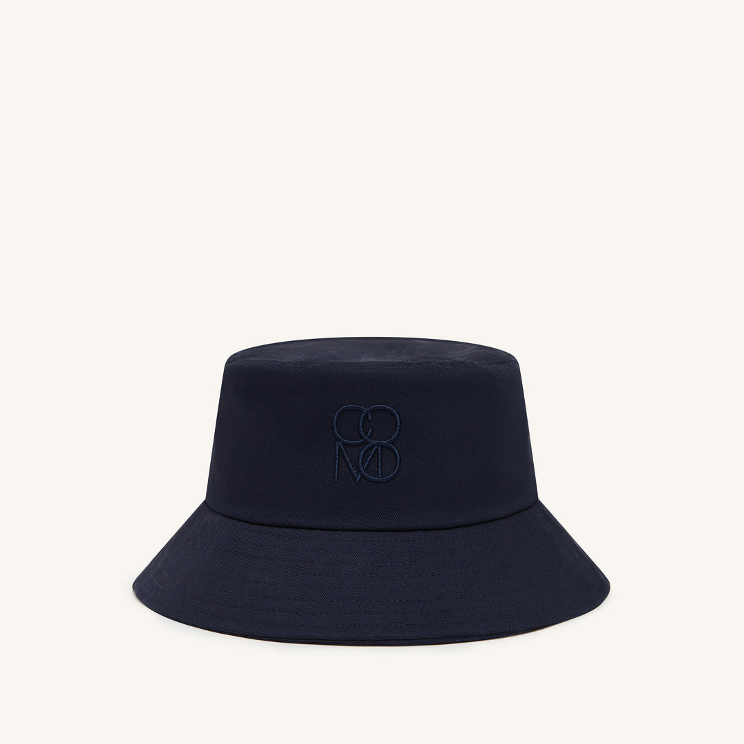 COMO Bucket Hat in Navy