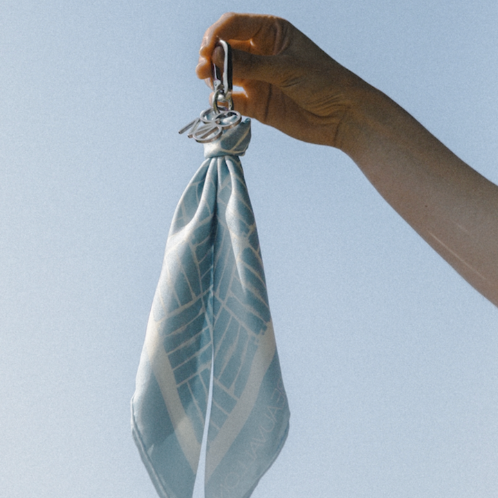COMO Le Beauvallon Mini Scarf Keychain