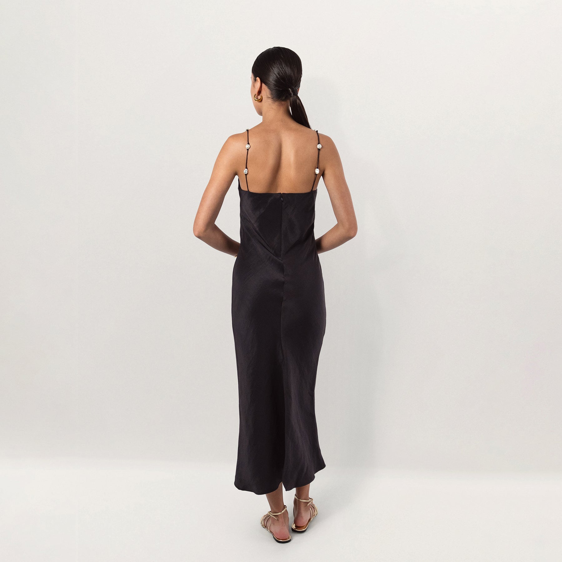 noa noa silk dress NOA DRAPED PINK GOWN | CULT MIA