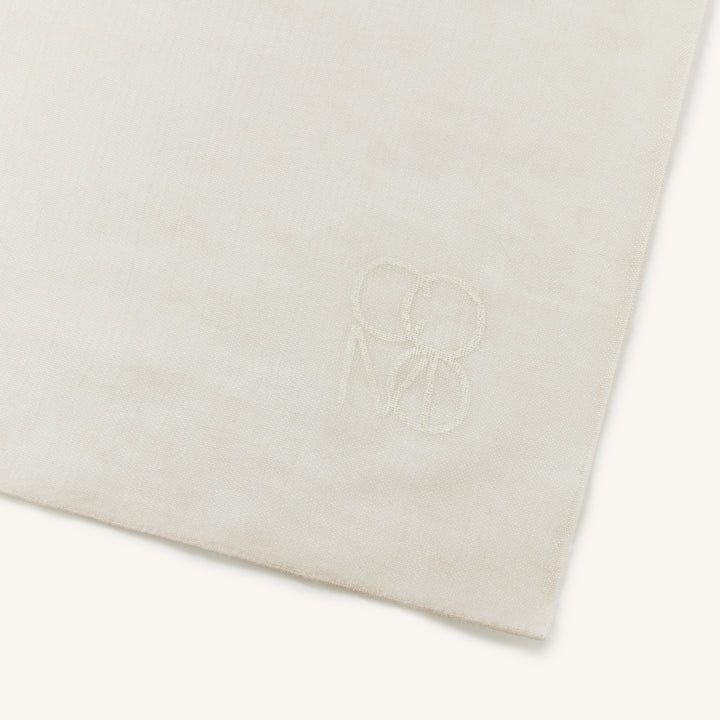 COMO Cashmere-Silk Scarf in Taupe Grey