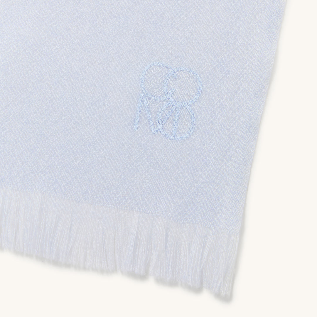 COMO Cashmere Scarf in Duck Egg Blue