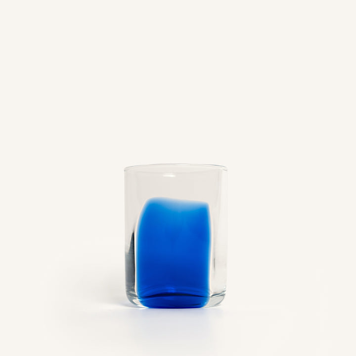 Rocks Glass Set in Klein Blue