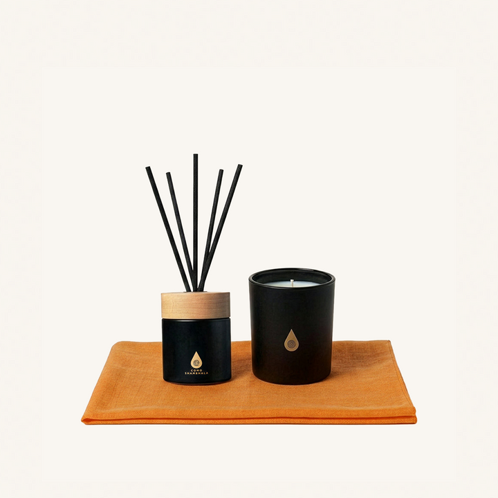 Cashmere-Silk Scarf & Home Fragrance Gift Set